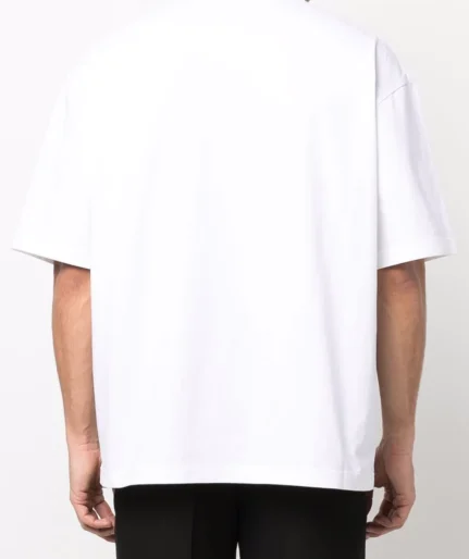 Balenciaga Paris Logo Cotton T shirt Back