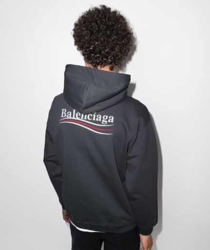 Balenciaga Political Campaign Logo Hoodie Back